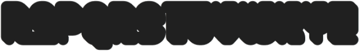 Toonrush Volume otf (400) Font LOWERCASE