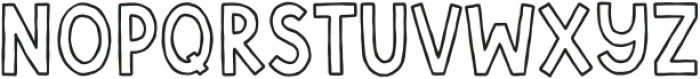 TopBow OutlineBold ttf (700) Font UPPERCASE