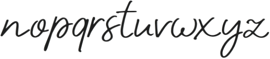 TopBow ScriptRegular otf (400) Font LOWERCASE