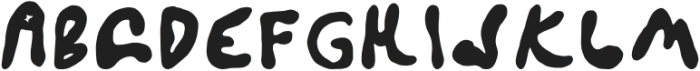 Topanga Echo Regular otf (400) Font UPPERCASE