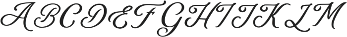 Topline-Regular otf (400) Font UPPERCASE