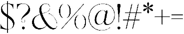 Torfune otf (400) Font OTHER CHARS