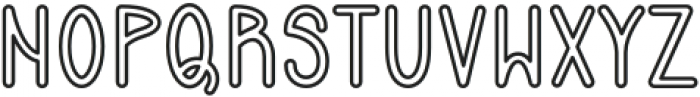 Tori Outline otf (400) Font LOWERCASE