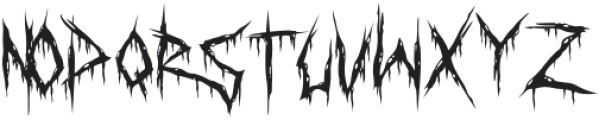 Torn Flesh otf (400) Font UPPERCASE