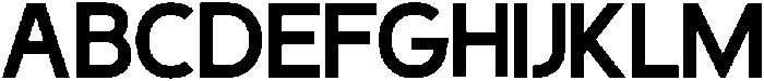 Torsena Regular otf (400) Font UPPERCASE