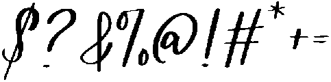 Total Malarkey Script Regular otf (400) Font OTHER CHARS