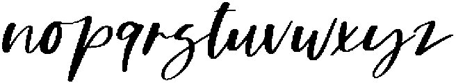 Total Malarkey Script Regular otf (400) Font LOWERCASE