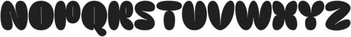 TotalBlast-Bold otf (700) Font LOWERCASE