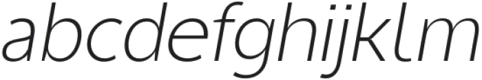 Tous ExtraLight Italic otf (200) FONT