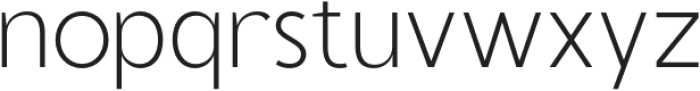Tous ExtraLight otf (200) Font LOWERCASE