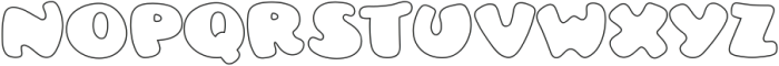 Toyster Outlines otf (400) Font UPPERCASE