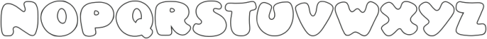 Toyster Outlines otf (400) Font LOWERCASE