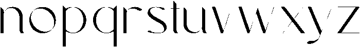 touch otf (400) Font LOWERCASE