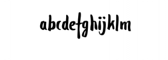 Toxa Ink Font LOWERCASE