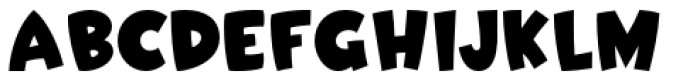 Toon Font LOWERCASE