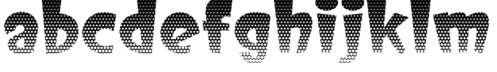 Toppler Popdots Font LOWERCASE