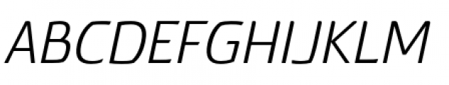 Torcao Extended Regular Italic Font UPPERCASE