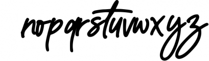 TopRista - Unique Handwritten Font Font LOWERCASE