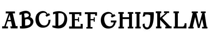 TOFFEE Font LOWERCASE