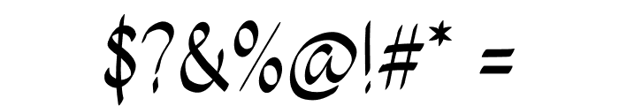 TOONIZO Font OTHER CHARS
