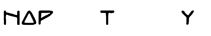 TOTALLY TYPOLITHIC Font LOWERCASE
