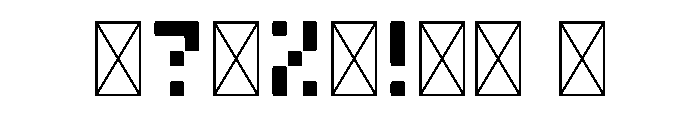 TOUCHCONCRETE Font OTHER CHARS
