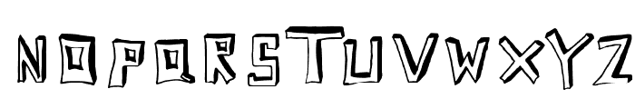 TobyFont-Emptyreduced Font UPPERCASE