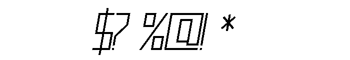 Todd Italic Font OTHER CHARS