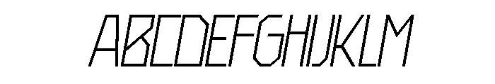 Todd Italic Font UPPERCASE