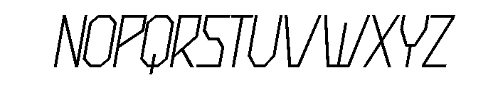 Todd Italic Font UPPERCASE