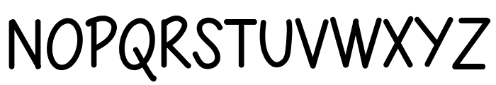 Toddler Writing Font UPPERCASE