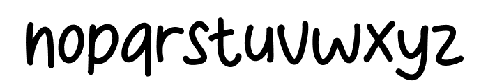 Toddler Writing Font LOWERCASE