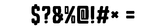 Tofo Steak Font OTHER CHARS