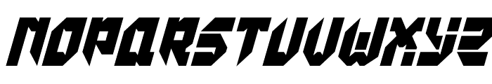 Tokyo Drifter Condensed Italic Font LOWERCASE