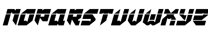 Tokyo Drifter Laser Italic Font LOWERCASE