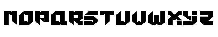 Tokyo Drifter Straight Expanded Font LOWERCASE