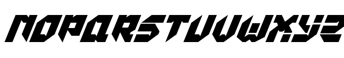 Tokyo Drifter Super-Italic Font LOWERCASE