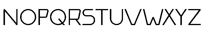 Tokyo Regular Font UPPERCASE
