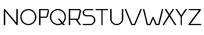 Tokyo Regular Font LOWERCASE
