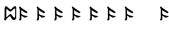 Tolkien-Dwarf-Runes Font OTHER CHARS