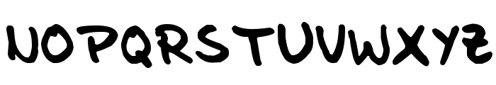 Tom Kaulitz's Handwriting Font UPPERCASE