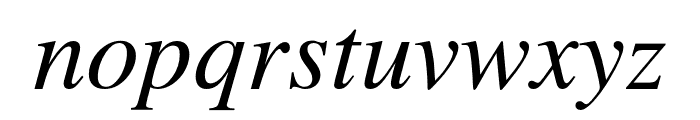 Tomah-Italic Font LOWERCASE