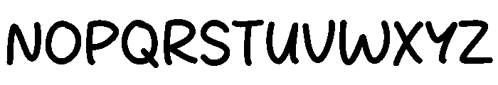Tomato Pasta Font UPPERCASE