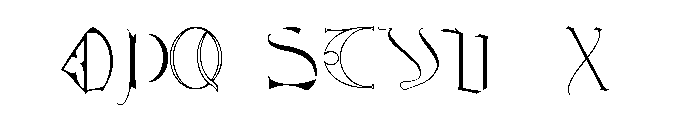 Tombale Font UPPERCASE