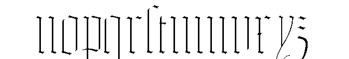 Tombale Font LOWERCASE