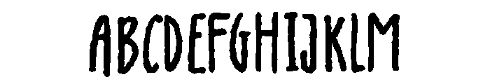 Tommy Knocker Regular Font UPPERCASE