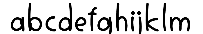 Tomodachy Font LOWERCASE