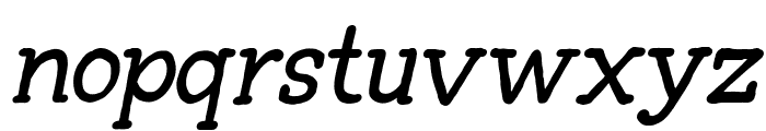 Tompkins DEMO Italic Font LOWERCASE