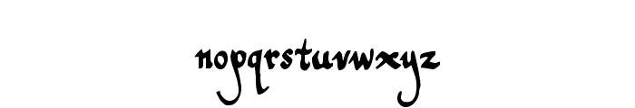 Toms Handwriting FG Font LOWERCASE