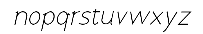 Tomsk Italic Font LOWERCASE